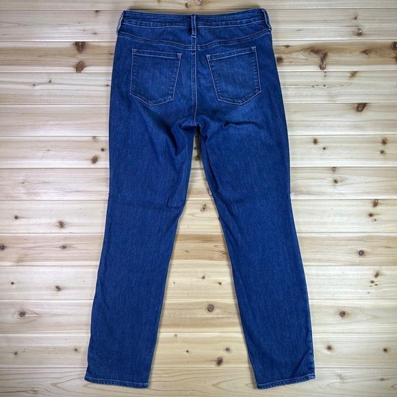 Athleta Jeans Womens 6 Sculpted Mid Rise Skinny Denim Blue Jeans - Picture 4 of 9